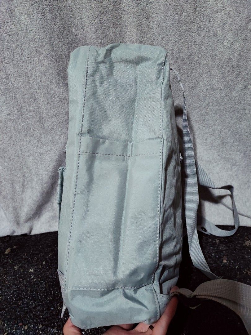 Fjallraven Kanken Backpack Grey (Category: Backpacks) located in Baguio. Submitted by jayrgijc52758 (Listing ID 1466978435, Image 2). Description: Fjall raven kanken Bluish gray Classic size Excellent condition 650.