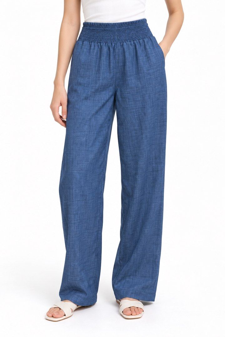 Flowy pants blue (Category: Other Bottoms) located in Taguig. Submitted by jilljessicaa (Listing ID 1466972268, Image 1). Description: .