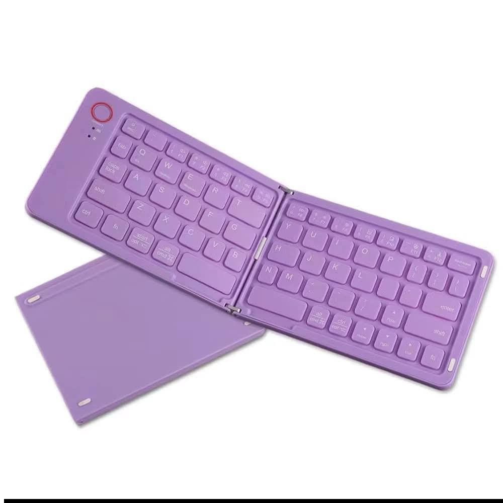 Foldable Bluetooth Keyboard with Touchpad Wireless Portable (Category: Computer Keyboard) located in Manila. Submitted by iliasjen3082126 (Listing ID 1467049907, Image 3). Description: - Portable wireless Bluetooth keyboard that folds in half for easy travel - Built-in side touchpad for seamless navigation - Universal compatibility with iOS, Android, and Windows devices - Type-C rechargeable battery with long-lasting daily use - Slim profile fits