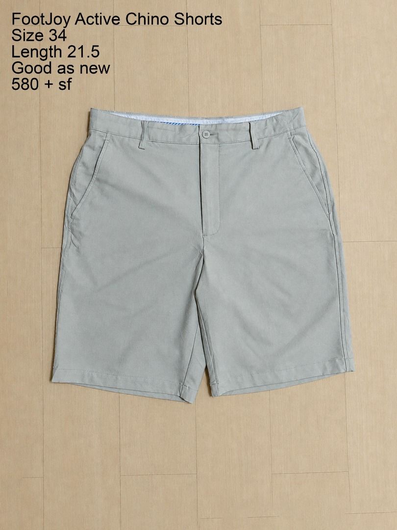 FootJoy Active Chino Shorts (Category: Shorts) located in Cadiz. Submitted by davidspothead (Listing ID 1467142481, Image 1). Description: Size 34 on tag Length 21.5" Good as new .