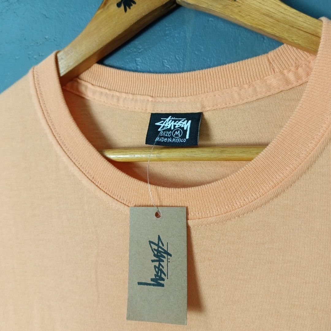 For Men - Stussy - Dionysus Tee (Category: Tshirts & Polo Shirts ) located in Bacolod City. Submitted by drop.ph (Listing ID 1467083371, Image 3). Description: Stussy - Dionysos Tee *Colour: Peach *Size M - 20.5x29.5 *Brand New w Tags *No Flaws *Price: 880php *Add SF if outside Bacolod City .