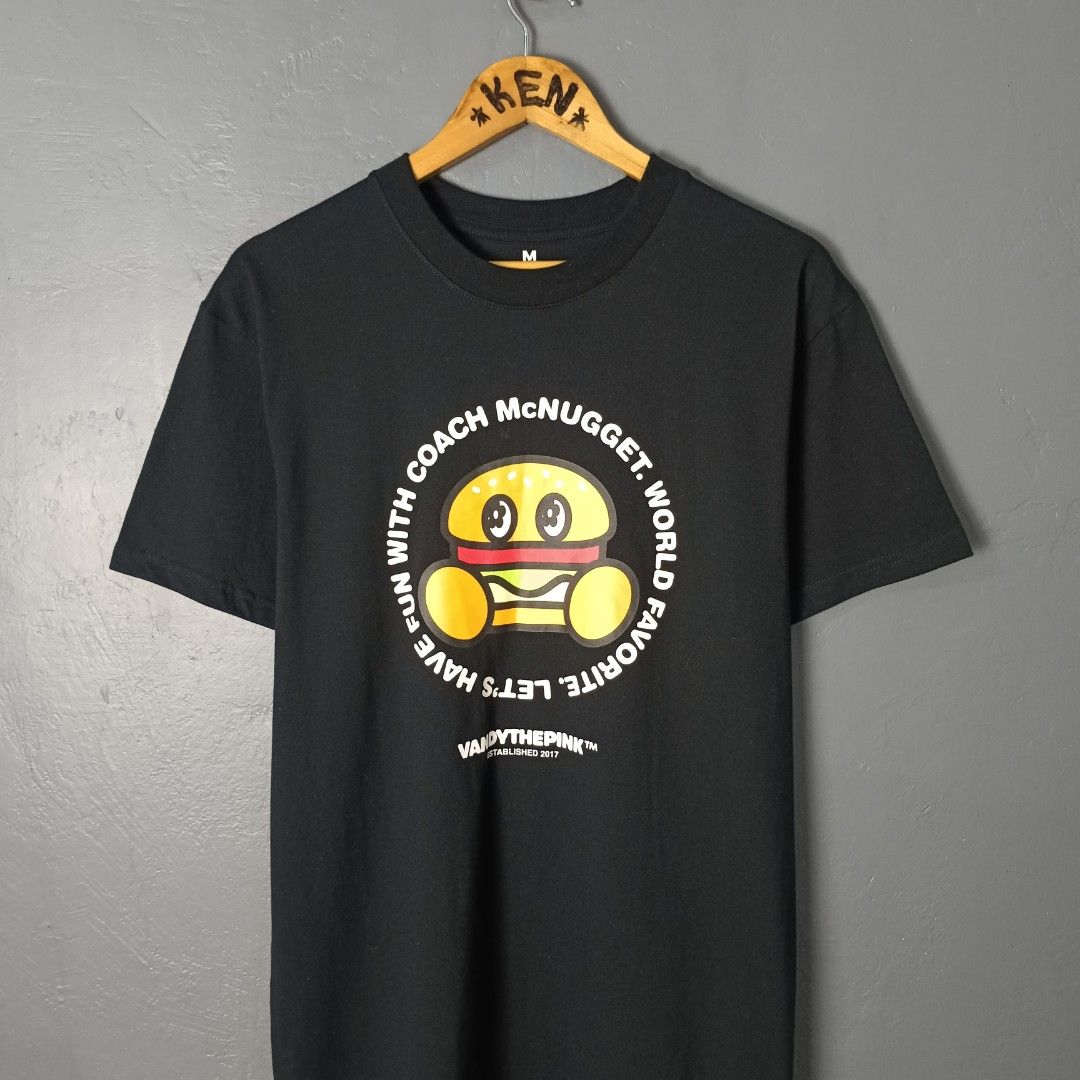 For Men - Vandy the Pink (Category: Tshirts & Polo Shirts ) located in Bacolod City. Submitted by drop.ph (Listing ID 1467032709, Image 2). Description: Vandy the Pink x McDonald Authentic *Size M - 21x30 *Excellent *No Flaws *Price: 1,200php *Add SF if outside Bacolod City .