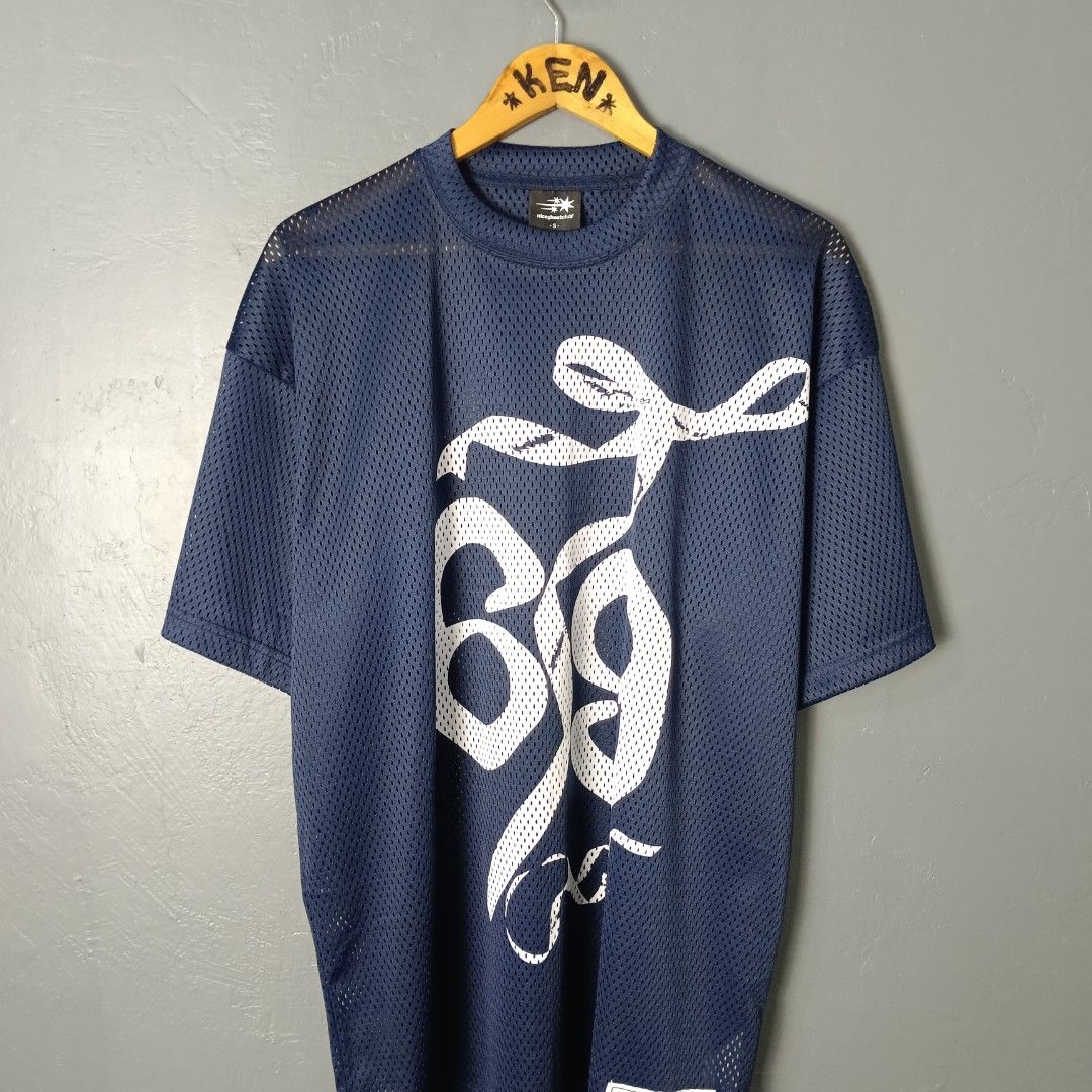 For Mens - Nice Ghost Club - Big Mesh (Category: Tshirts & Polo Shirts ) located in Bacolod City. Submitted by drop.ph (Listing ID 1467085371, Image 2). Description: Nice Ghost Club - Mesh Big Jersey Authentic *Oversized *Size S - 24x30.5 *Excellent *No Flaws *Price: 880php *Add SF if outside Bacolod City .