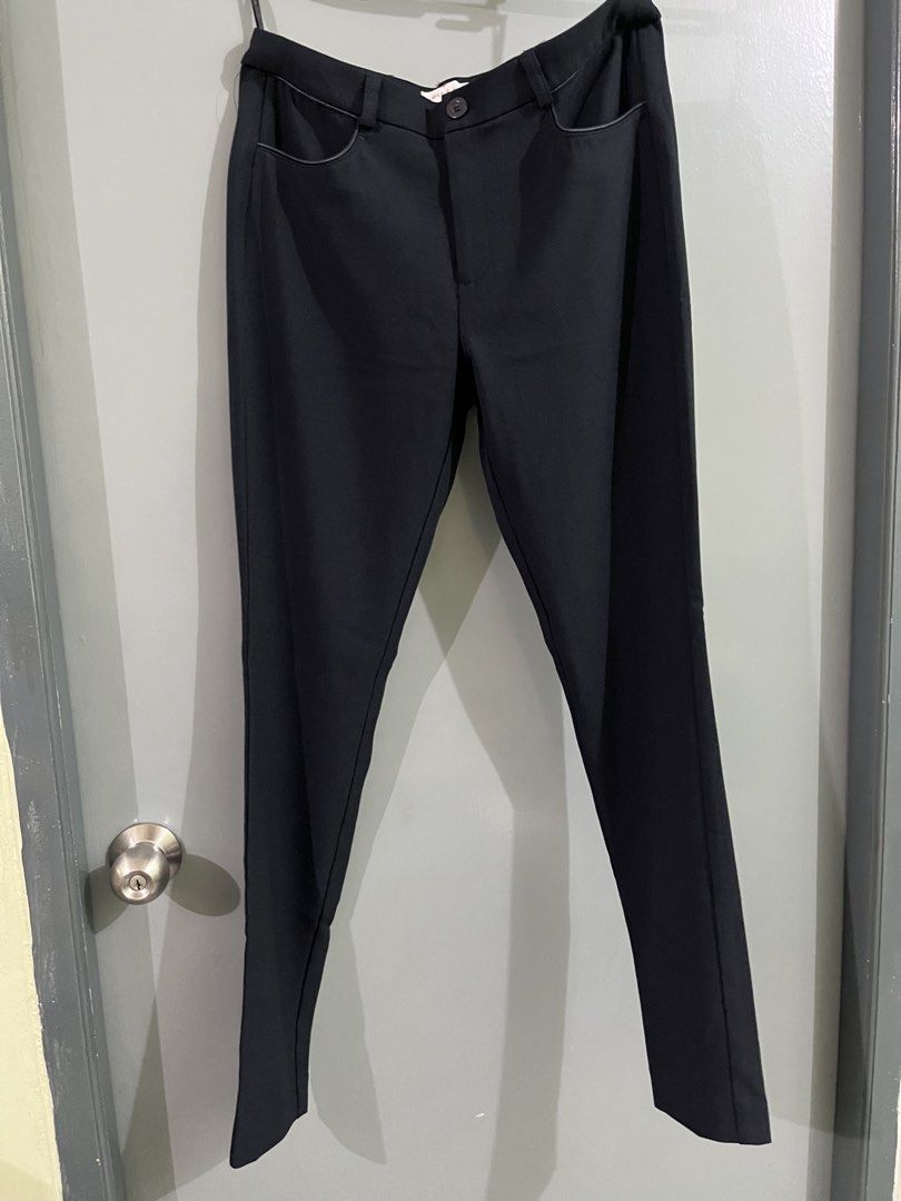 Formal Slim Trousers - Apple & Eve (Category: Other Bottoms) located in Manila. Submitted by shopjacqandjill (Listing ID 1467116328, Image 1). Description: 🔖With tag (original price: 1,599.75) 🔖Color: Navy blue 🔖All pockets are functional. Logo at the back. ——————————— 🔆Mop: Bdo/ Bpi/ Gcash 🔆Sf c/o buyer 🔆For meet up: Lrt Bambang (Mercury Drug Store) 🔆Plus handling fee of Php30.
