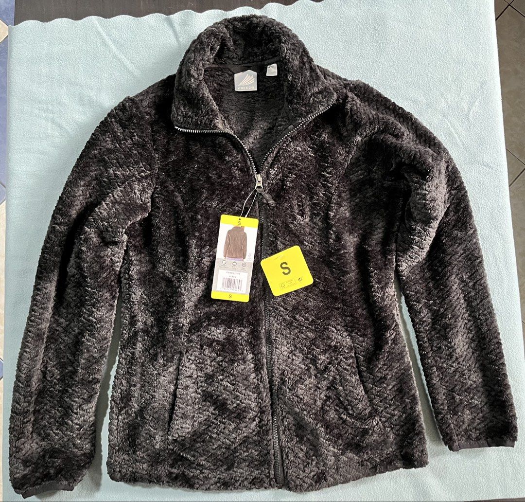 FREE2B Braided Butter Pile Jacket Black Size S (Category: Coats, Jackets and Outerwear) located in Manila. Submitted by sunshineapril (Listing ID 1466979745, Image 1). Description: - Brand: FREE2B - Style: Braided butter pile jacket - Color: Black - Size: Small - Condition: Brand new with tags (BNWT), never worn - Features: Full zip front, stand collar, and front pockets - Texture: Super soft and fuzzy.