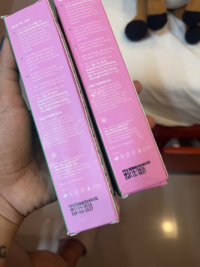 Fresh Formula Sgt At Arms Deo Spray (Category: Fragrance & Deodorants) located in Zamboanga. Submitted by genesiscdl (Listing ID 1467095946, Image 2). Description: 2 pcs brand new. Free 1 used bottled.