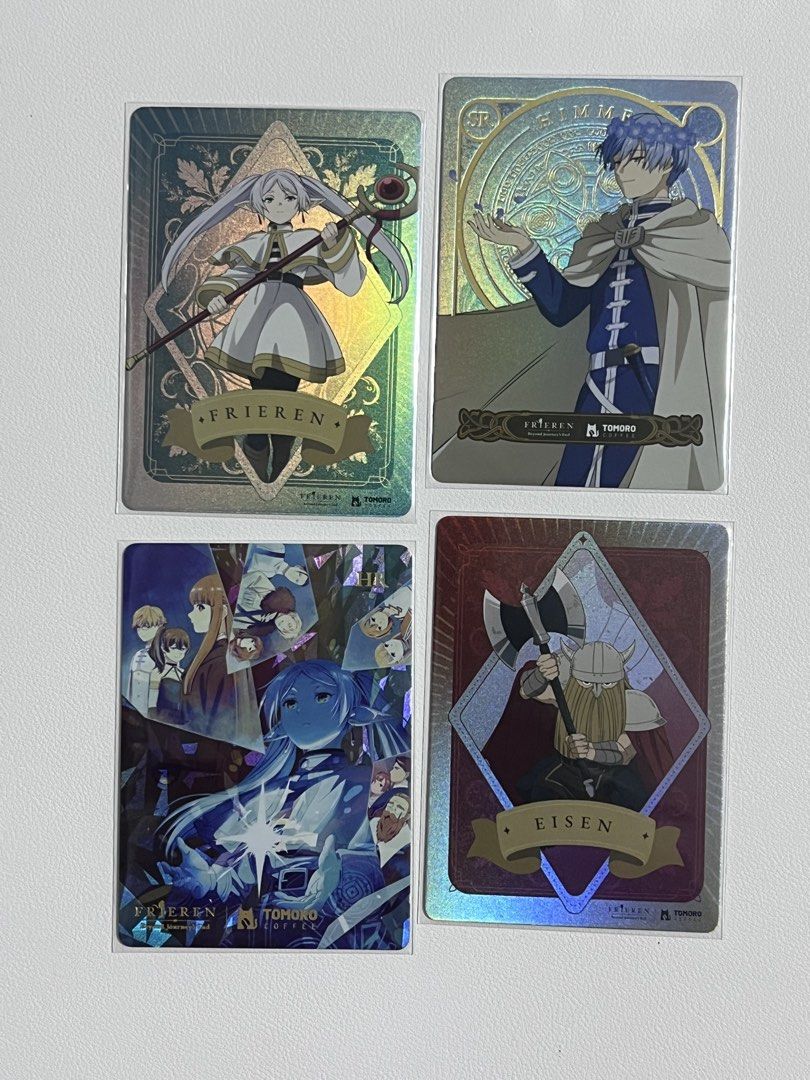 Frieren Cards set (Tomoro coffee) (Category: Character Goods) located in Dasmarinas. Submitted by ggukiiieee09 (Listing ID 1467109785, Image 1). Description: PAYO MOP: Gcash MOD: Jnt.