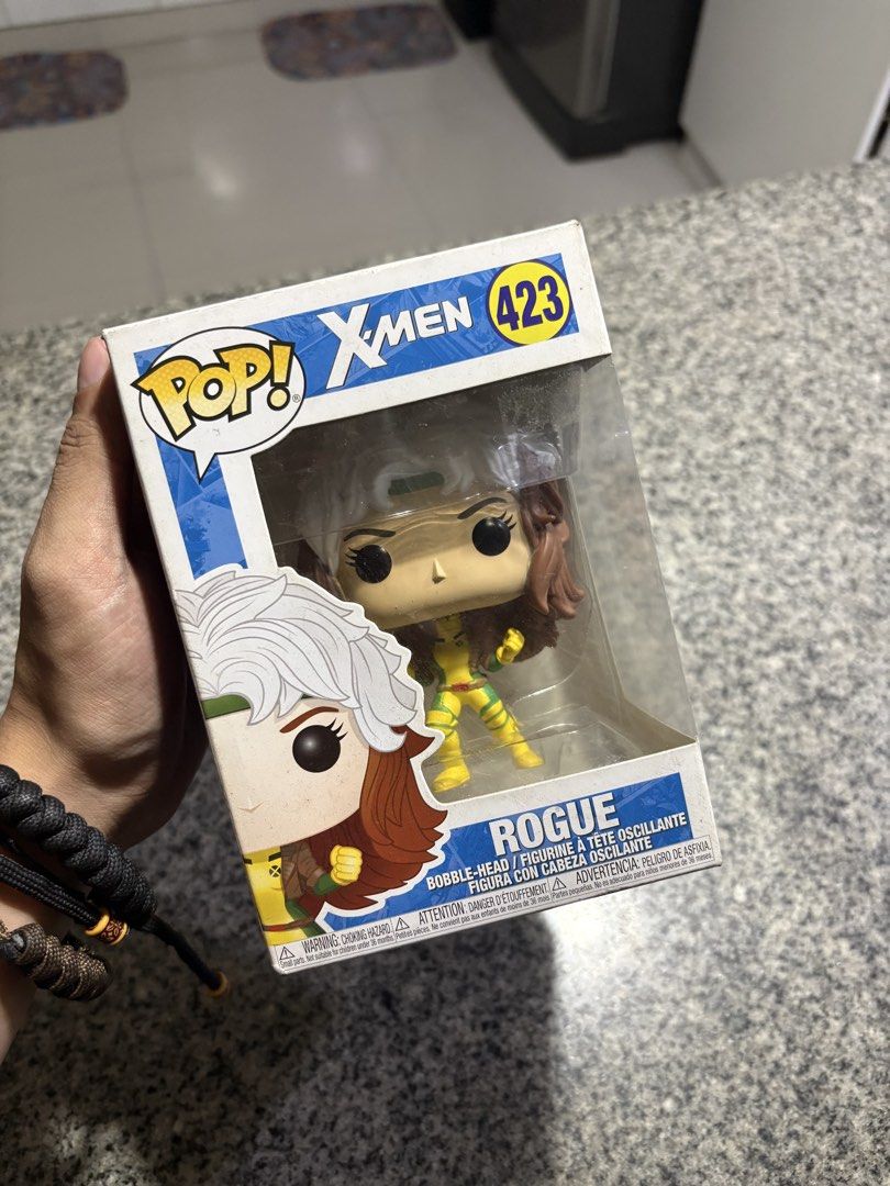 Funko Pop X-Men Rogue #423 (Category: Figurines & Statues) located in Quezon City. Submitted by carmen_salonga (Listing ID 1467019831, Image 1). Description: Last price already Loc: Near SMF / Fairview Terraces Gcash / Lalamove / JnT Duplicate.