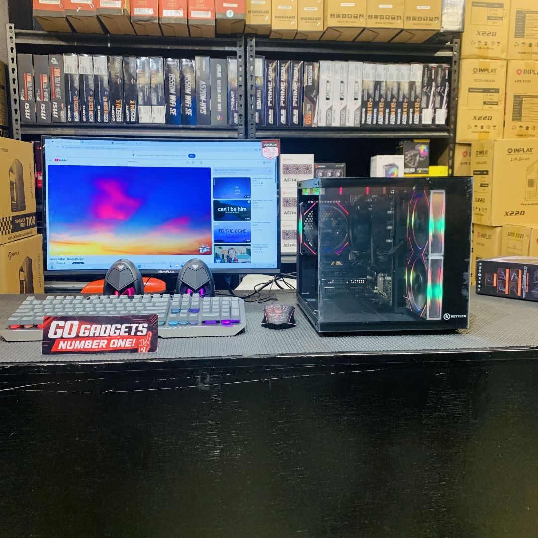 GAMING WITH STYLE (Category: Desktops) located in Pasay City. Submitted by andrewww.z (Listing ID 1467000413, Image 2). Description: 🎮⚡ FULL DESK READY. Clear ViewPlus monitor, RGB system unit, and complete peripherals. Solid choice for work, study, and casual gaming. 🔥 Clean build. Ready to perform. 🛠️ PC Assembly Available | 🛡️ Warranty | 🤝 After-Sales Support 🖥️ We offer: ✔ Gaming PC Builds ✔ Work / Office PC Builds ✔ Editing / Productiv