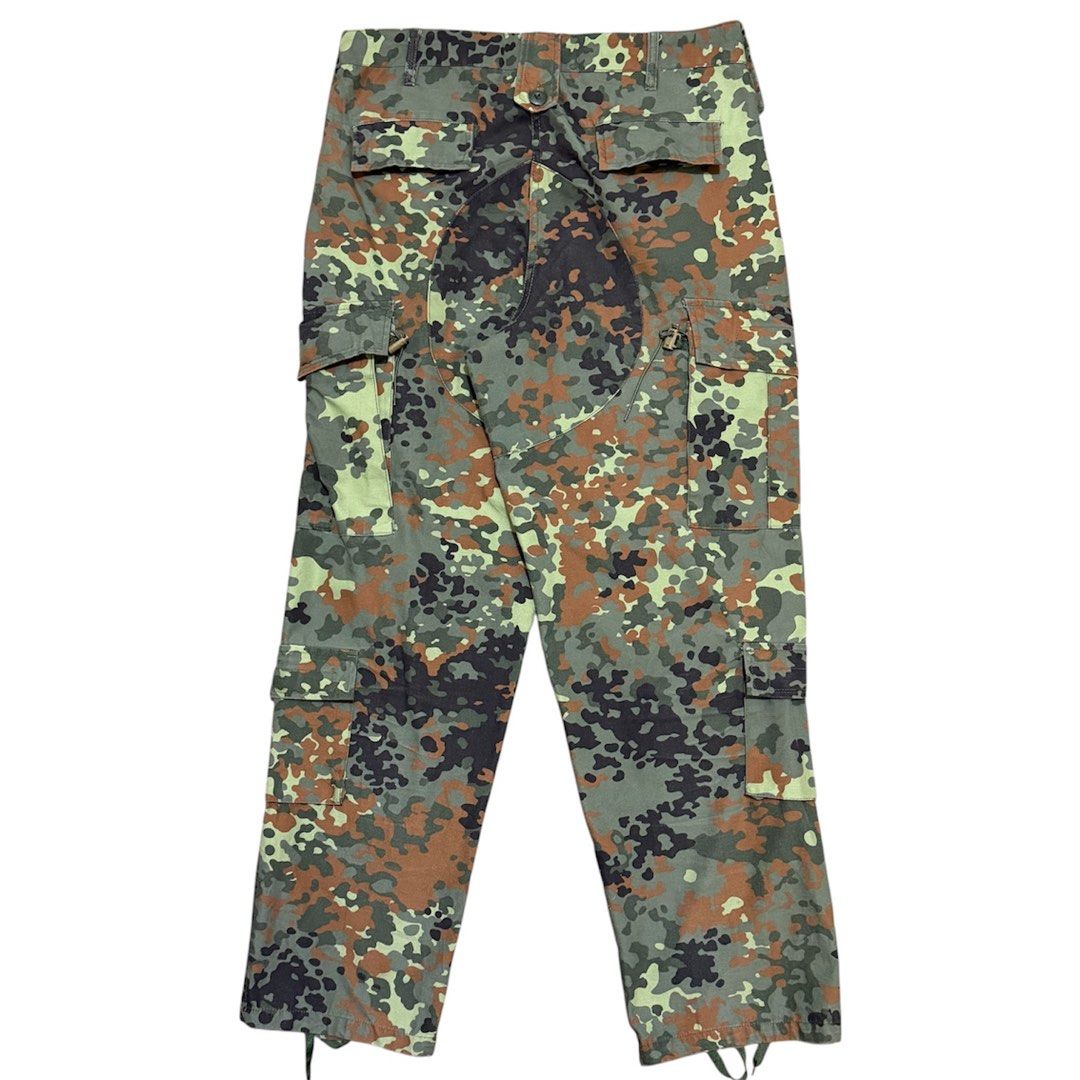 German Flecktarn Camo Combat Uniform Replica Pants (Category: Trousers) located in Dinalupihan. Submitted by brokencasket (Listing ID 1467145179, Image 2). Description: German Flecktarn Camo Combat Uniform Replica Pants Measurements on photo. stain.