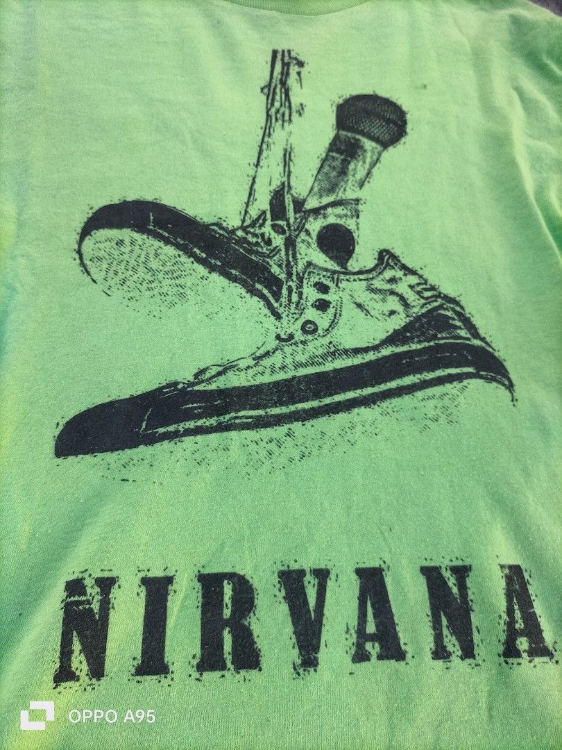 Gildan DryBlend Nirvana "Chuck Taylor Converse & Mic" Graphic Tee (Category: Tshirts & Polo Shirts ) located in Alabel. Submitted by hera_juno (Listing ID 1467017356, Image 2). Description: Gildan DryBlend Nirvana "Chuck Taylor Converse & Mic" Graphic Tee.