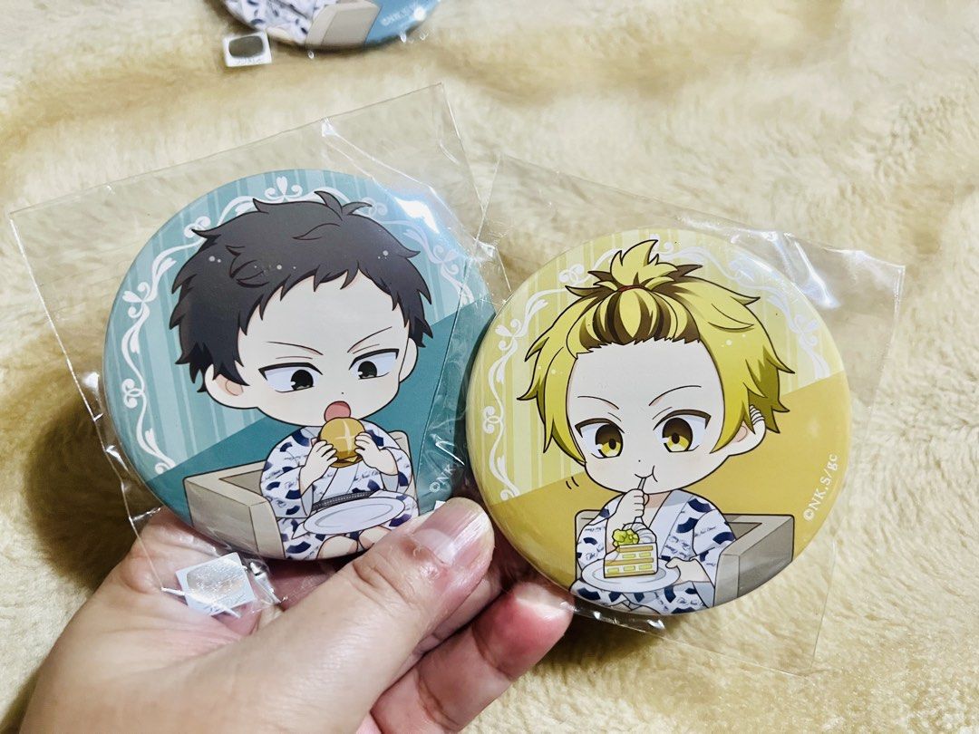 Given Official Can Badges & Acrystans (per item/take all) (Category: Character Goods) located in Taguig. Submitted by lae.onlineshop (Listing ID 1467012915, Image 3). Description: Given Official Can Badges & Acrystans *Given the Movie: To the Sea” x Hotel New Otani (Tokyo) Collaboration Kujibikido Prizes *Unopened Plastic. Official/Authentic. *THE COLOR MAY SLIGHTLY DIFFER FROM ACTUAL DUE TO LIGHTING AND/OR SCREEN RESOLUTION. Release date: April 