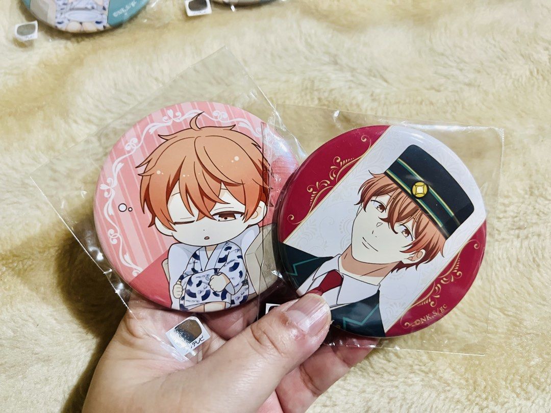 Given Official Can Badges & Acrystans (per item/take all) (Category: Character Goods) located in Taguig. Submitted by lae.onlineshop (Listing ID 1467012915, Image 2). Description: Given Official Can Badges & Acrystans *Given the Movie: To the Sea” x Hotel New Otani (Tokyo) Collaboration Kujibikido Prizes *Unopened Plastic. Official/Authentic. *THE COLOR MAY SLIGHTLY DIFFER FROM ACTUAL DUE TO LIGHTING AND/OR SCREEN RESOLUTION. Release date: April 