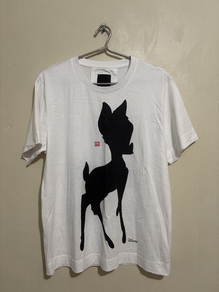 Givenchy x Disney Bambi (Category: Tshirts & Polo Shirts ) located in Muntinlupa City. Submitted by owrayttttt (Listing ID 1467064402, Image 1). Description: - Givenchy x Disney Bambi - Complete tags - Dimes is 22x28 - No issue - Free shipping via j&t.