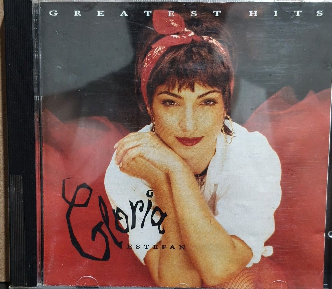Gloria Estefan Greatest Hits Audio CD Epic Records (Category: CDs & DVDs) located in Manila. Submitted by ruelcabrer77078 (Listing ID 1467110397, Image 1). Description: - Artist/Album: Gloria Estefan Greatest Hits (Epic Records) - Tracklist: Includes 16 classic tracks like Conga, Dr. Beat, Words Get in the Way, and Always Tomorrow - Inclusions: Original jewel case and artwork booklets - Condition: Disc has minor markings in permanent marker on th