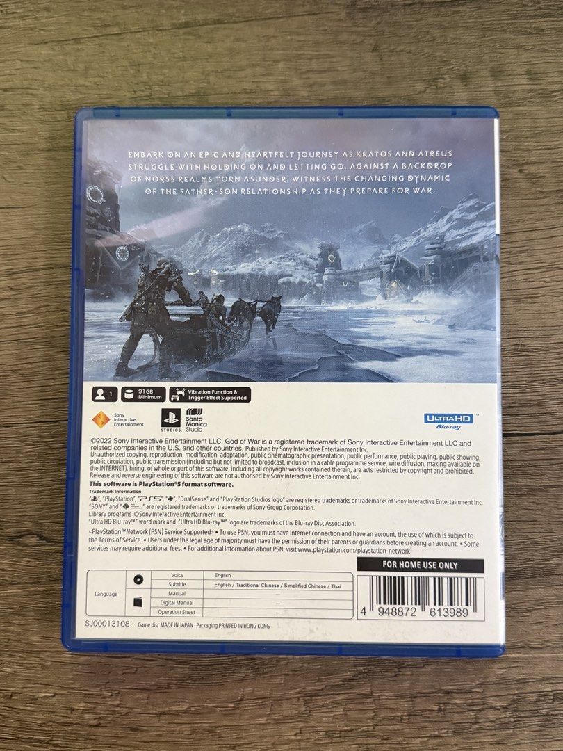 God of War Ragnarok PS5 Game (DISK) (Category: PlayStation) located in Manila. Submitted by raphaelalm43670 (Listing ID 1467085852, Image 2). Description: - Title: God of War Ragnarok - Platform: PlayStation 5 (Physical Disc) - Condition: Excellent, scratch-free disc with original case and cover art - Status: Tested and plays perfectly - Delivery Only (Lalamove) - Payment via GCash.