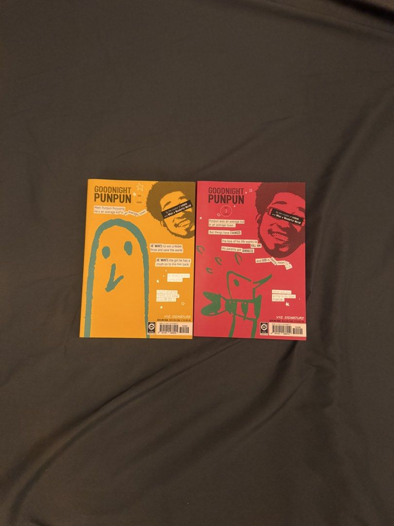 Goodnight Punpun Volumes 1 and 2 (Category: Comics & Manga) located in Manila. Submitted by satoru.gojo.ngpagiging.yearner (Listing ID 1467159621, Image 2). Description: -Selling Punpun Volumes 1 and 2 as a set - Condition: Read once, natural aging, stored on bookshelf, don’t hesitate to ask for more photos!.