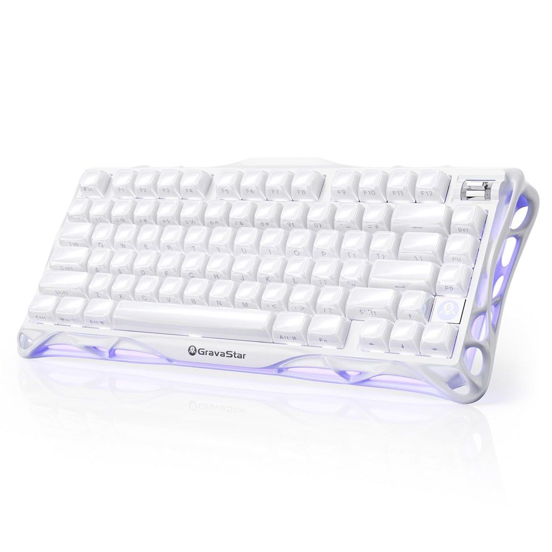 Gravastar Mercury K1- Opaline White (Category: Computer Keyboard) located in Manila. Submitted by shopwithgene_ (Listing ID 1467065873, Image 1). Description: Selling my extra GravaStar keyboard 🤍🎀 ✨ Authentic 🎮 Used only 2–3x for Roblox & The Sims 🤍 Perfect for a white setup 🫶🏻 Selling because I rarely play anymore!.