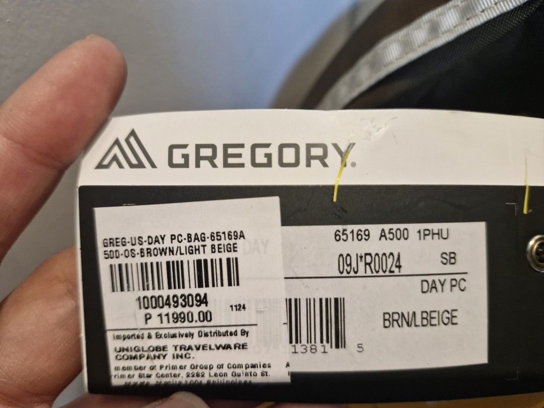 Gregory bags (Category: Backpacks) located in Tagaytay City. Submitted by sarah_jeng (Listing ID 1467167065, Image 3). Description: Gregory bags sale at 2100 only.