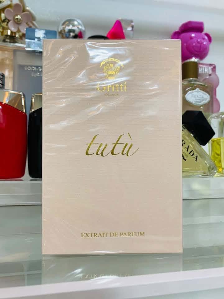 Gritti Tutù Extrait de Parfum (Category: Fragrance & Deodorants) located in Bulacan. Submitted by shopwithme_23 (Listing ID 1467143963, Image 1). Description: •BNIB •Extrait de Parfum •100ml ₱9,999 onlyyy Retails for 11-14k++.