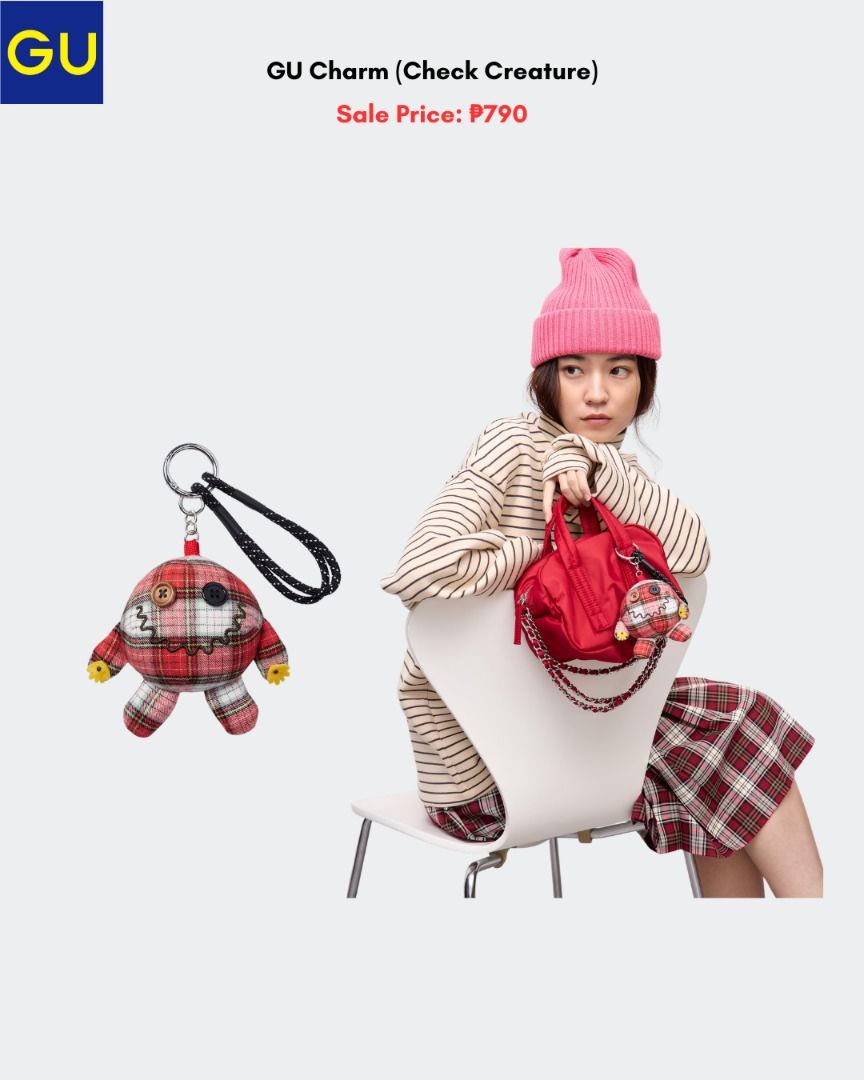 GU Charm Checkered Creature (Category: Other Accessories) located in Quezon City. Submitted by jiya.tokio (Listing ID 1467020912, Image 1). Description: Pre-order from GU Japan 🇯🇵 GU Charm Checkered Creature ₱790 ‼️ Reminders: ✈️ ETA: Nov ❣️ 50% DP is required to secure your item. (Non-refundable if the item has been purchased already.) 🚫 No size exchanges after purchase 📍 Tandang Sora, Quezon City 💰 MOP: BPI / GCash / Unionbank 🚚 : Lalamov