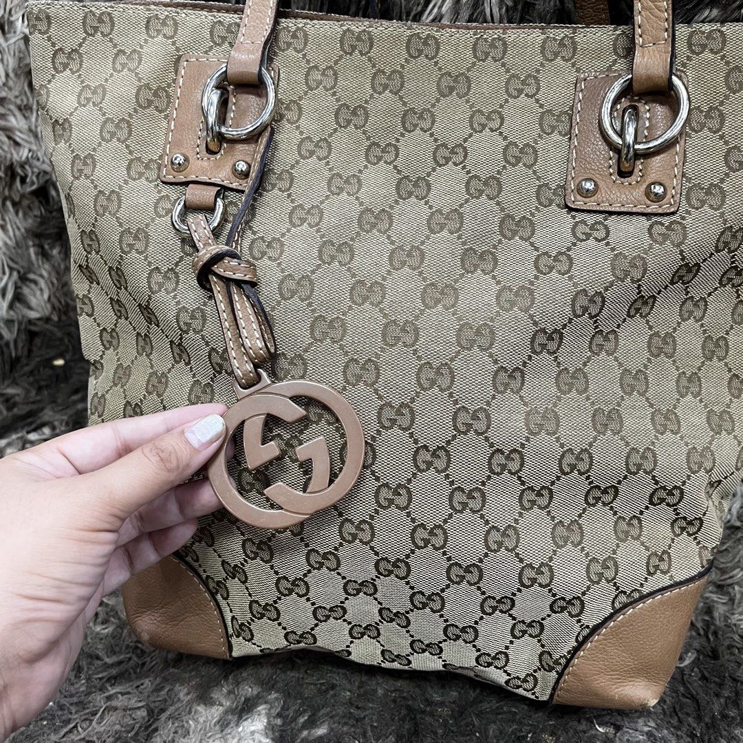 Gucci charm canvas tote (Category: Luxury Bags & Wallets) located in Cagayan de Oro. Submitted by bj.garments (Listing ID 1467046608, Image 2). Description: .