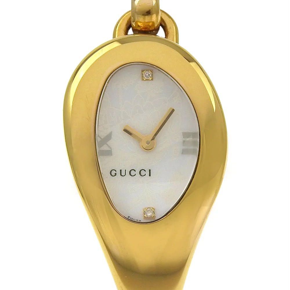 My Pre-Loved Gucci Horsebit Gold (Category: Women's Watches) located in Quezon City. Submitted by ellenaj31 (Listing ID 1467167621, Image 2). Description: My Pre Loved Gucci Watch 💛 GUCCI [Model Name] Horsebit [Model number] YA103 [Target] Ladies [Serial] 106879** [Material] Plated Gold [Weight] Approx. 40.5g [Size] Case: Approximately H42mm x W21.2mm (including lugs, excluding crown) Wrist Size: Approximately 15.5cm Case thickness: approx. 8.8m