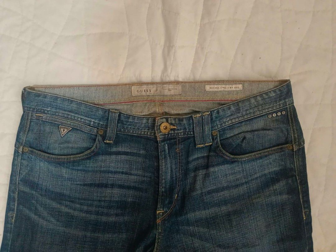Guess jeans 100% authentic (Category: Trousers) located in San Juan City. Submitted by stphilippines (Listing ID 1467132876, Image 1). Description: Original. 36 waist 34 length Like new.