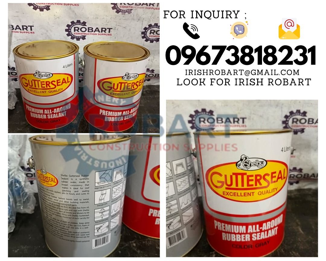 Gutter Seal (Category: Construction Tools & Equipment) located in Manila. Submitted by irishrobart_22 (Listing ID 1467028349, Image 1). Description: Gutter Seal brand: Shelby color: Gray 𝑹𝑶𝑩𝑨𝑹𝑻 𝑪𝑶𝑵𝑺𝑻𝑹𝑼𝑪𝑻𝑰𝑶𝑵 𝑺𝑼𝑷𝑷𝑳𝑰𝑬𝑺 #RobartConstructionSupplies #constructionmaterials 🔵100% Trusted Supplier 🔵Competitive Price 🔵𝑾𝒆 𝒂𝒓𝒆 𝑫𝑻𝑰 𝑹𝒆𝒈𝒊𝒔𝒕𝒆𝒓𝒆𝒅 & 𝑩𝑰𝑹 𝐀𝐂𝐂𝐑𝐄𝐃𝐈𝐓𝐄𝐃 Products: ▫️Machinery ▫️Electrical ▫️Valv