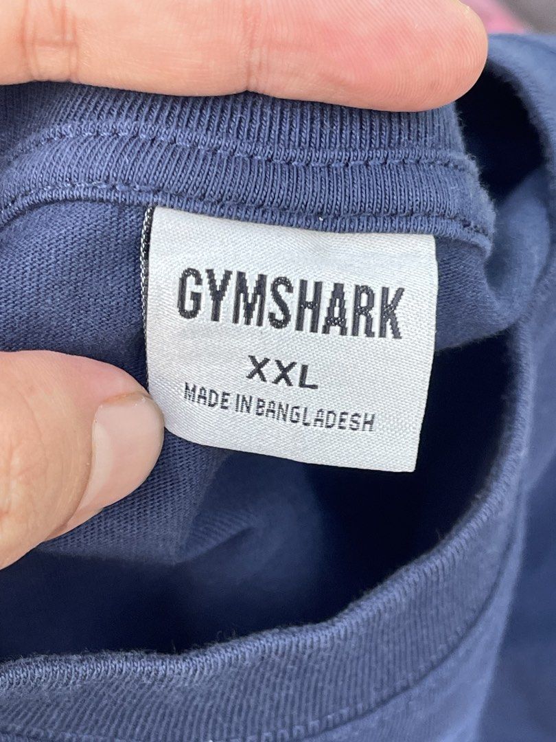 Gymshark Power Tee Navy Blue (Category: Activewear) located in Marikina City. Submitted by joshuaades21107 (Listing ID 1467066205, Image 3). Description: Gymshark Power Tee Navy blue 22 width 27 length Excellent condition .
