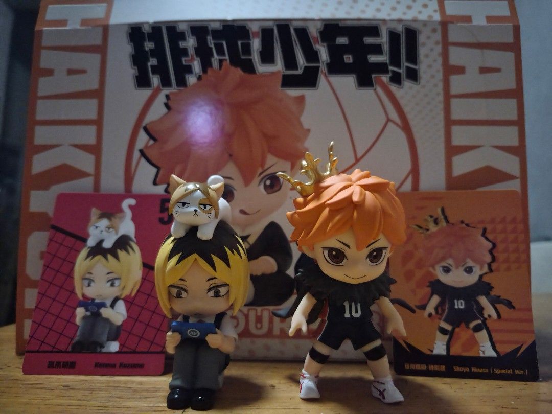 Haikyuu pop mart (Category: Designer & Blind Box Toys) located in Cavite. Submitted by reila21 (Listing ID 1467092847, Image 1). Description: haikyuu pop mart kenma ❌️ shoyo hinata special blind figure ✅️ as is no reservations payment via Maya shipping via jnt.