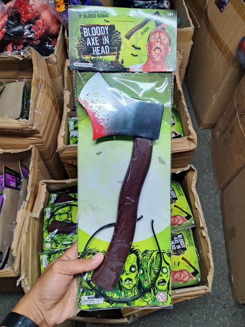 Halloween Headband (Category: Hair Accessories) located in Manila. Submitted by princealmheracalista (Listing ID 1466975438, Image 1). Description: Halloween scary props available! 👻🪓 📦 Bulk orders available 🚚 Same-day delivery available 📍 NCR Manila 📩 Message me for orders and inquiries!.