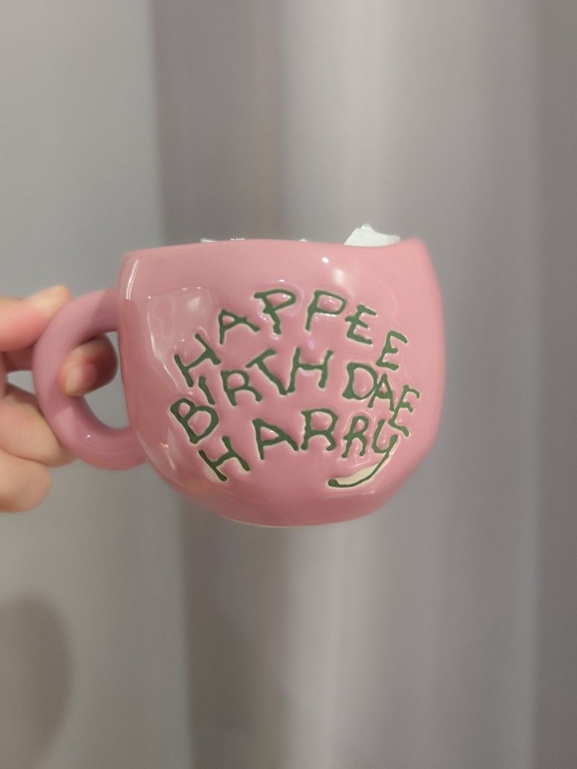 Harry Potter HP Happee Birthdae Harry mug ceramic (Category: Coffee & Tea Tableware) located in Rizal. Submitted by korokke.merch (Listing ID 1467031014, Image 1). Description: Harry Potter HP Happee Birthdae Harry mug ceramic WYSIWYG, please check photos for details. no refund, no exchange once sold. gcash payment j&t or lalamove shipping NO LALAMOVE COD. PAY FIRST PLEASE NOTE THAT I WILL WRAP THE MUG WITH PROPER CUSHION MATERIALS, ONCE I GIVE T