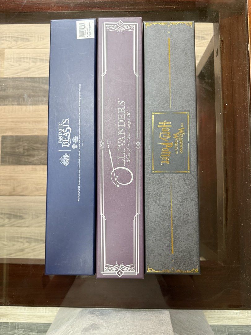 Harry Potter Wands (Category: Western Merchandise) located in Bulacan. Submitted by camilleasoriano (Listing ID 1467018138, Image 1). Description: - All bought in Universal studios Japan Price indicated in photo .