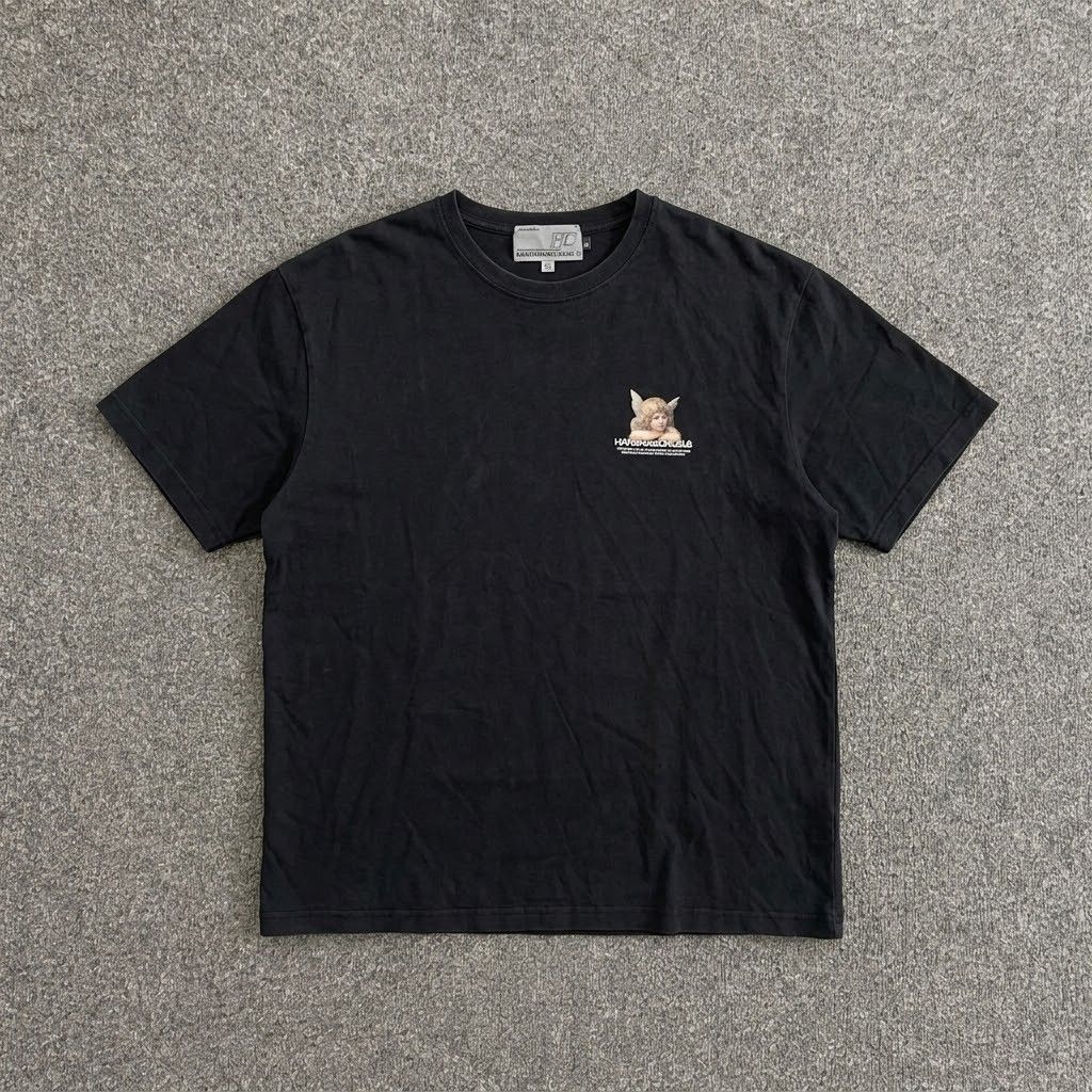 Harsh and Cruel graphic tee (Category: Tshirts & Polo Shirts ) located in Batangas. Submitted by lelethrift.com (Listing ID 1467136166, Image 1). Description: Harsh and Cruel Graphic tee Size: XL no issue excellent condition 9/10 color rate Ready to wear, napa laundry na.