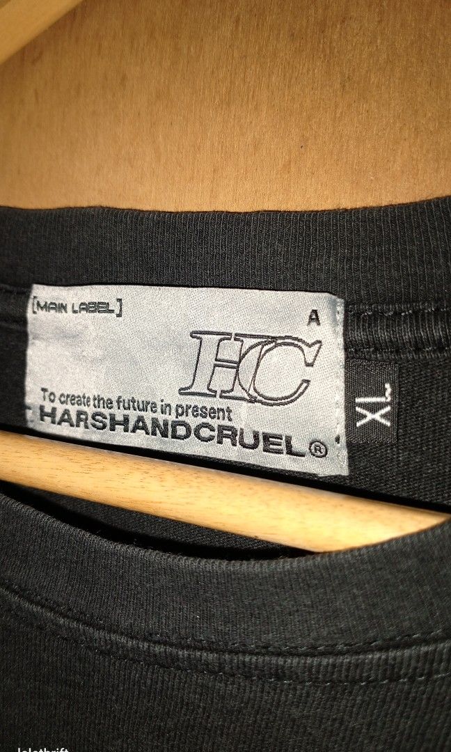 Harsh and Cruel graphic tee (Category: Tshirts & Polo Shirts ) located in Batangas. Submitted by lelethrift.com (Listing ID 1467136166, Image 3). Description: Harsh and Cruel Graphic tee Size: XL no issue excellent condition 9/10 color rate Ready to wear, napa laundry na.