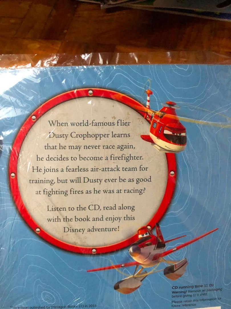 [HB] Disney Planes: Fire & Rescue Book (Category: Children's Books) located in San Juan City. Submitted by ttanmien (Listing ID 1467038342, Image 3). Description: ⚜️✨⚜️✨⚜️✨⚜️✨⚜️✨⚜️ 💁🏻‍♀️SELLING PRICE: ₱50 💁🏻‍♀️Book Genre: Fiction, Juvenile Fiction, Children's Fiction, Action, Adventure, Media tie in 💁🏻‍♀️Book insight: Follows Dusty Crophopper as he transitions from air racing to training as a firefighter at Piston Peak. 💁🏻‍♀️Other details