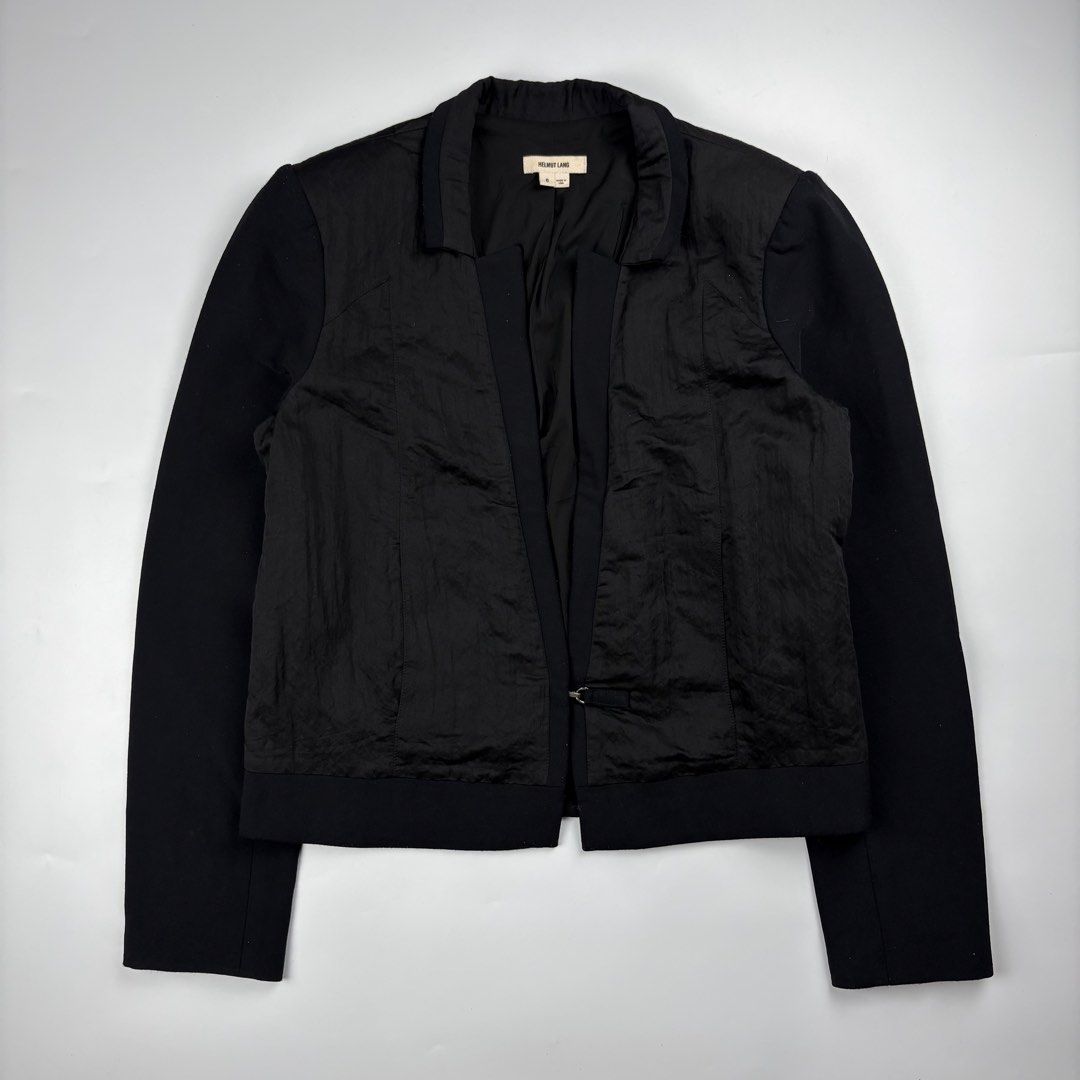 Helmut Lang - Blazer Jacket (Category: Coats, Jackets and Outerwear) located in Bacolod City. Submitted by cast.archives (Listing ID 1467114179, Image 1). Description: Helmut Lang - Blazer Jacket Size: Small to Medium Condition: Very good Flaw: Sign of used.