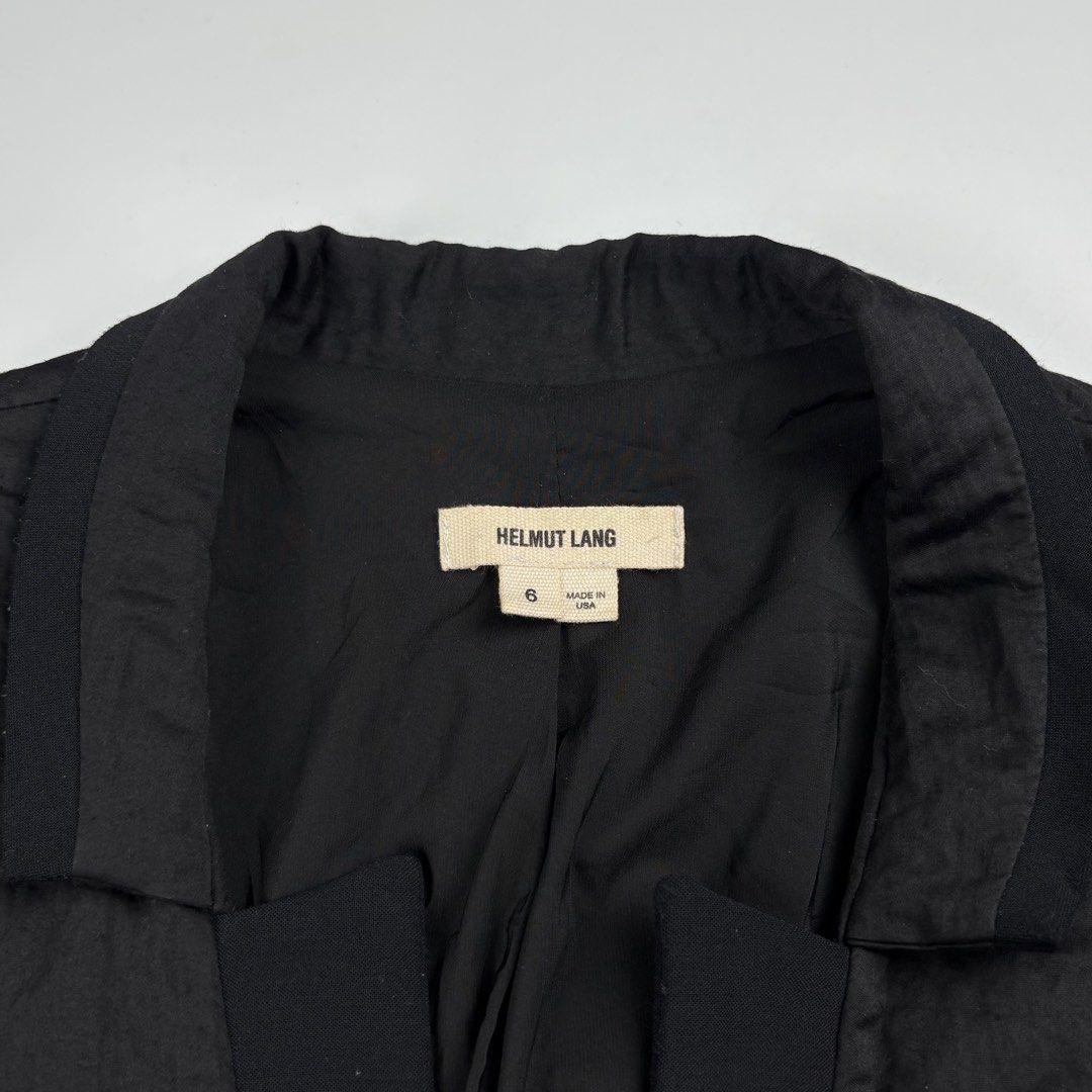 Helmut Lang - Blazer Jacket (Category: Coats, Jackets and Outerwear) located in Bacolod City. Submitted by cast.archives (Listing ID 1467114179, Image 2). Description: Helmut Lang - Blazer Jacket Size: Small to Medium Condition: Very good Flaw: Sign of used.