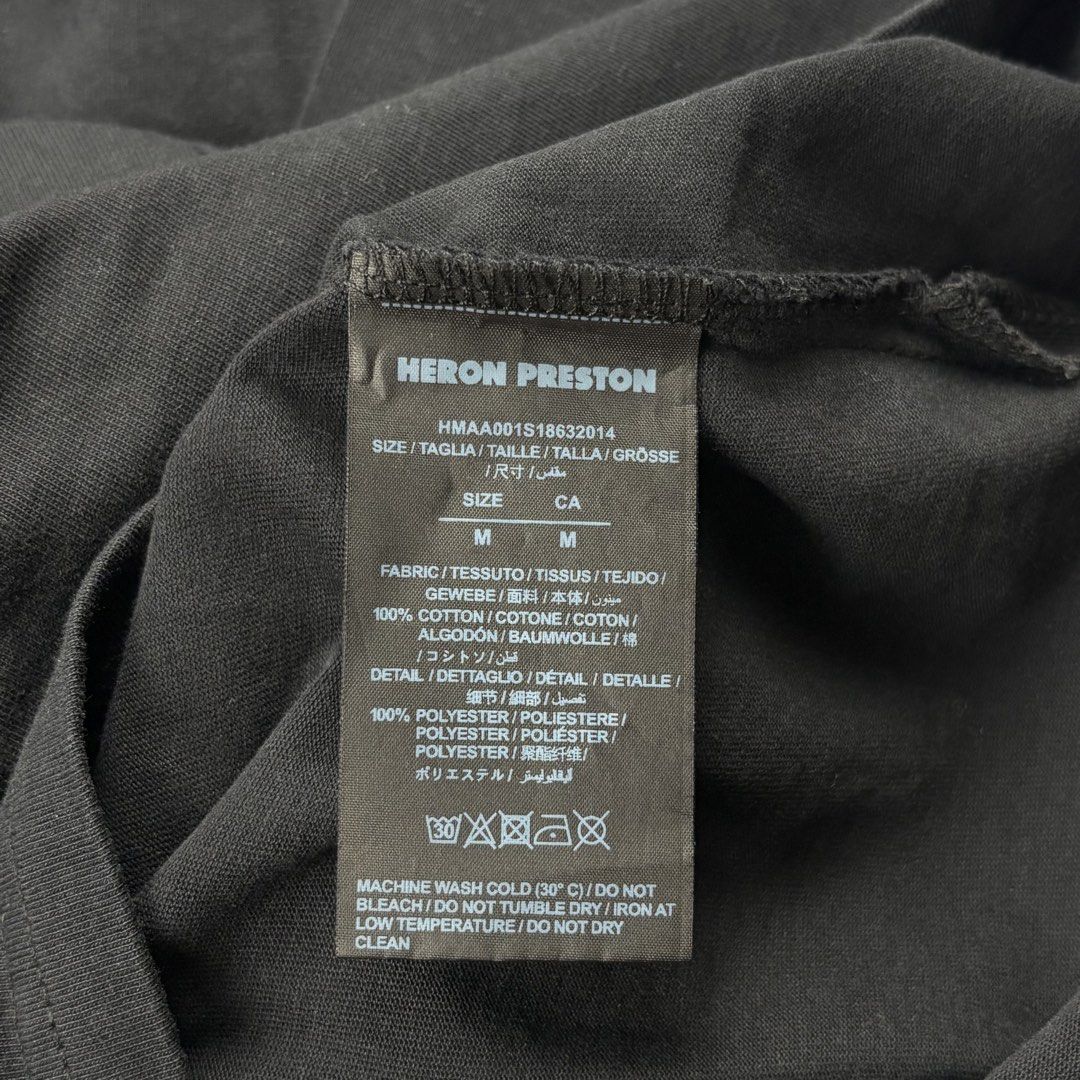 Heron Preston - CTNMB Mock Neck LS Tshirt (Category: Coats, Jackets and Outerwear) located in Bacolod City. Submitted by cast.archives (Listing ID 1467112283, Image 3). Description: Heron Preston - CTNMB Mock Neck LS Tshirt Size: Large fit Condition: Good Flaw: need wash.