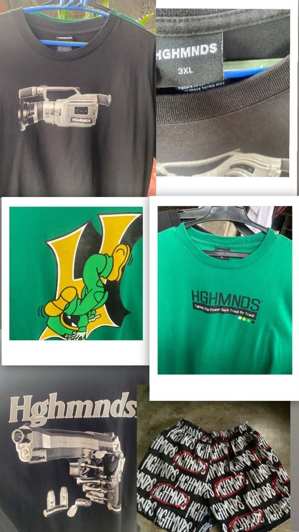 highminds bundle (Category: Activewear) located in Manila. Submitted by josh_hustla (Listing ID 1467120864, Image 1). Description: sale only 10/10. 1200 pesos take all freebies na yung short.