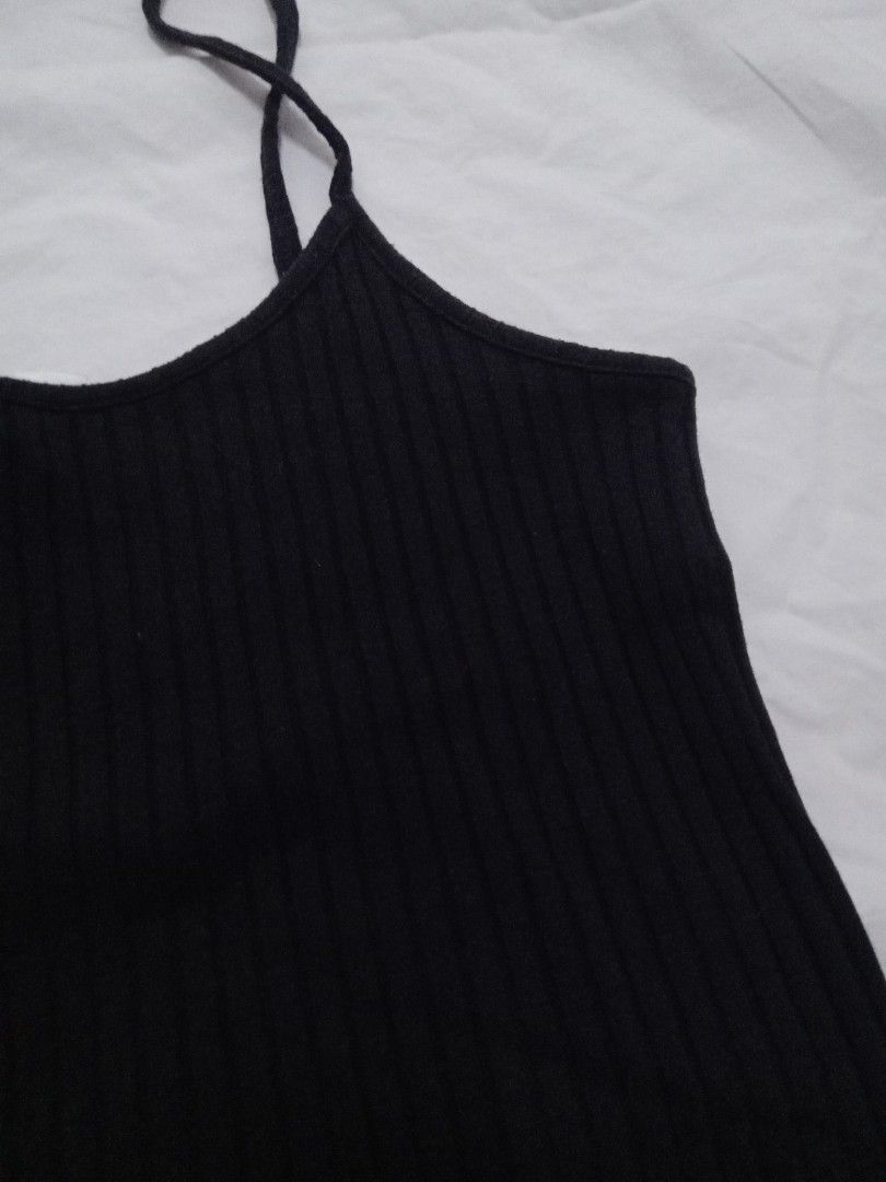 H&M Black Mini Ribbed Dress (Category: Dresses) located in Manila. Submitted by shop.airens (Listing ID 1467051042, Image 2). Description: fits xs-small.