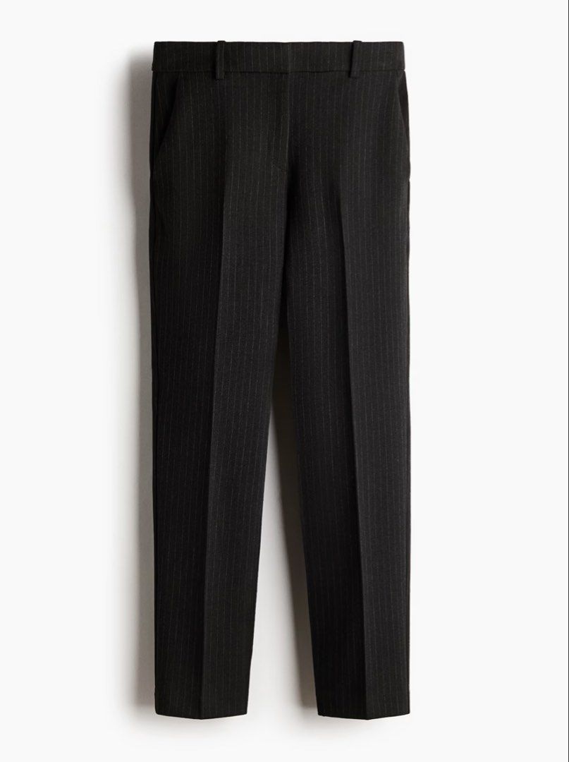 H&M gray pinstripe trousers (Category: Other Bottoms) located in Quezon City. Submitted by celoem (Listing ID 1466989684, Image 3). Description: Still with tag! Can’t return anymore since i lost the receipt .