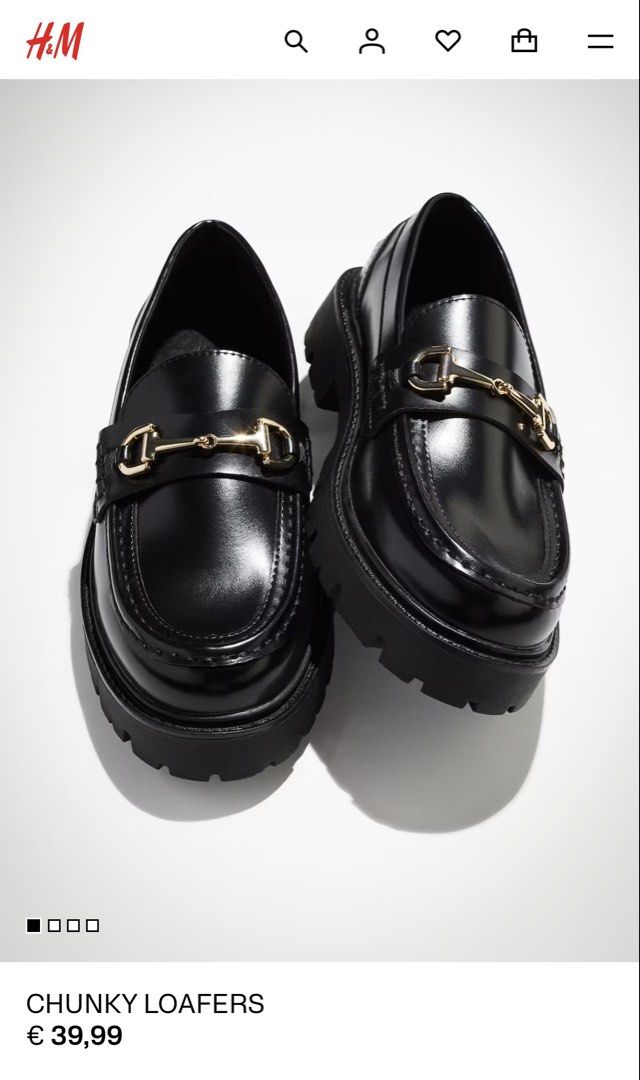 H&M Size 37 Loafers (Category: Loafers) located in Makati City. Submitted by lmrzlt (Listing ID 1460801153, Image 3). Description: excellent condition. some creases but over-all, excellent condition. Rfs: i just don’t use them enough! no box. just the loafers..