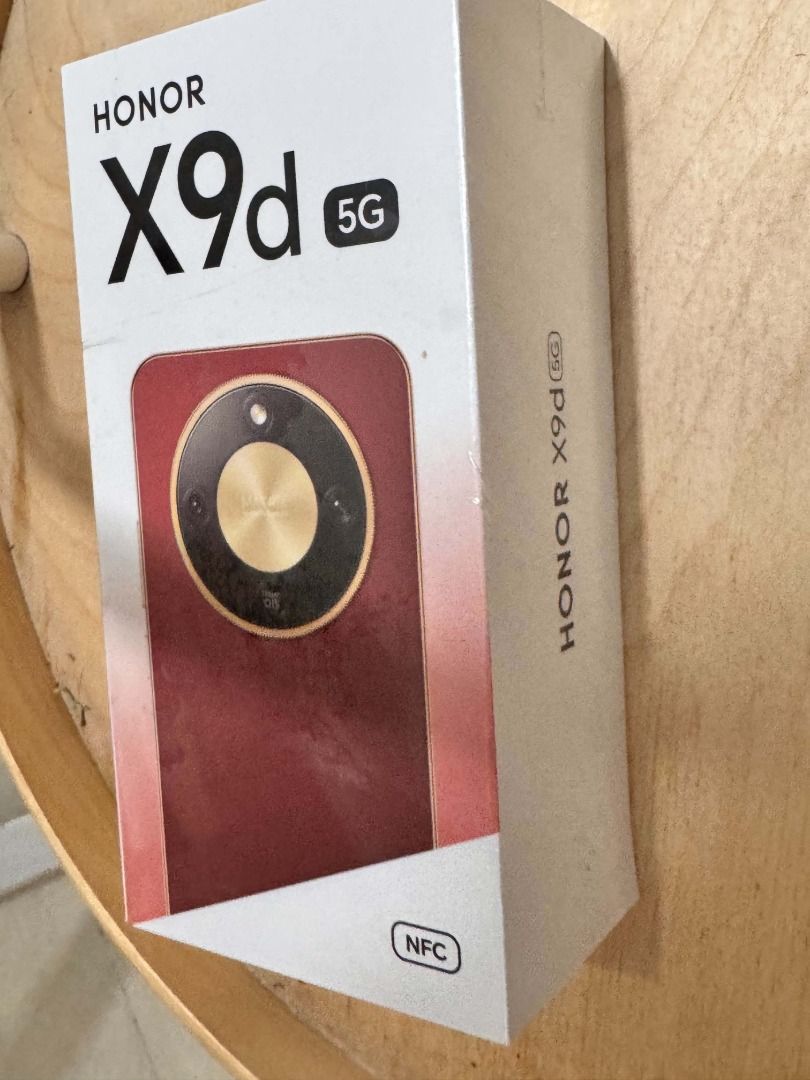 Honor X9D bnew (Category: Android Others) located in Caloocan City. Submitted by mjting01 (Listing ID 1467104648, Image 1). Description: - Brand new, factory-sealed Honor X9D 5G smartphone - Comes in original retail box with intact plastic seal - Features stylish red design with circular gold camera module - Equipped with 5G and NFC capabilities - Perfect pristine condition, ready for new owner.