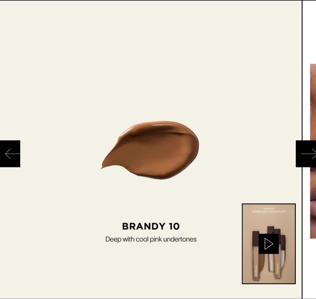 Hourglass Vanish Airbrush Concealer Brandy (Category: Makeup) located in Manila. Submitted by v_thrifts (Listing ID 1467019848, Image 2). Description: HOURGLASS VANISH AIRBRUSH CONCEALER - Shade: Brandy - Coverage: Full coverage with a long-wearing formula - With box RFS: not my shade - slightly negotiable for sure buyer.
