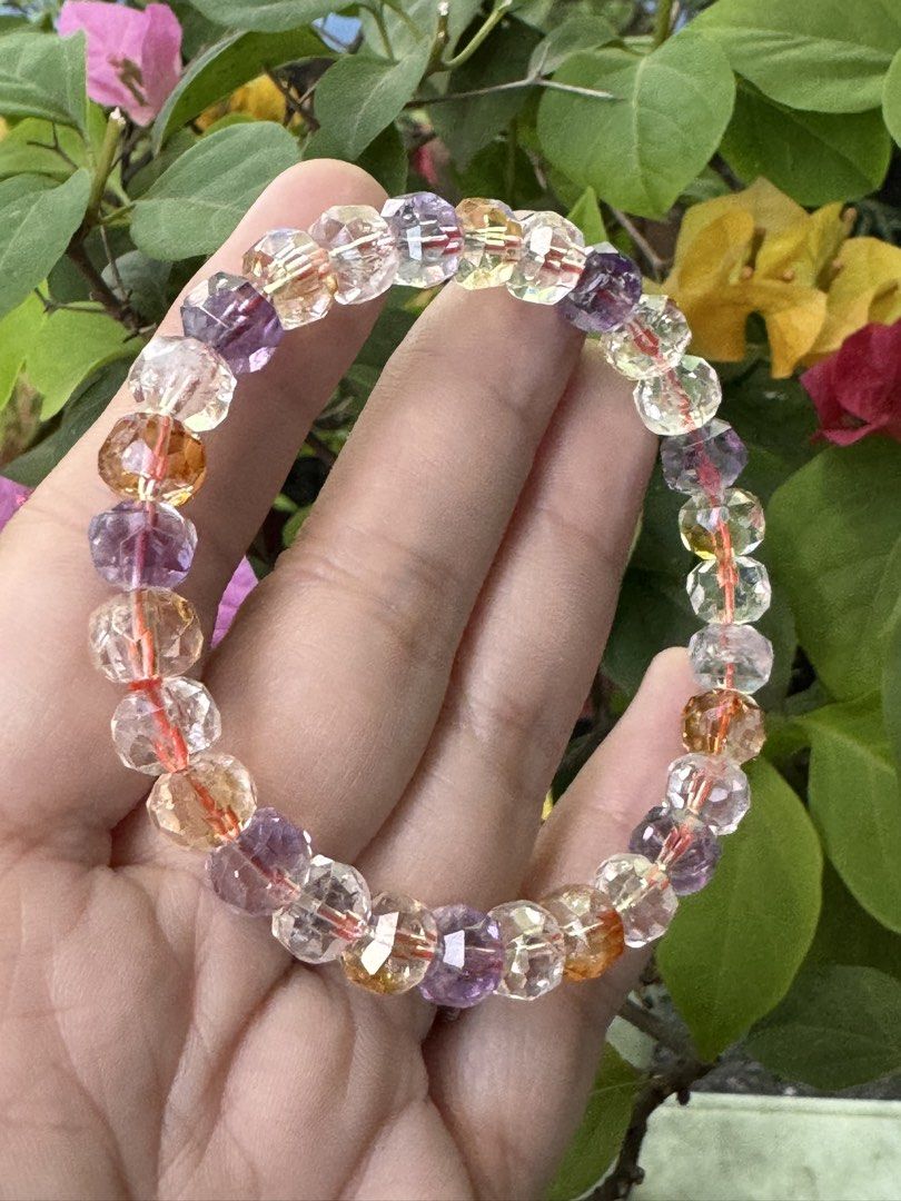 HQ AMETHRINE 🍭 B6_JC073 (Category: Precious Stones) located in Bulacan. Submitted by selling_low_by_bella_ben (Listing ID 1467088054, Image 2). Description: HQ AMETHRINE 🍭 B6_JC073 🏷️ 700 each (2pcs) 8+ mm bead size 17 cm wrist .