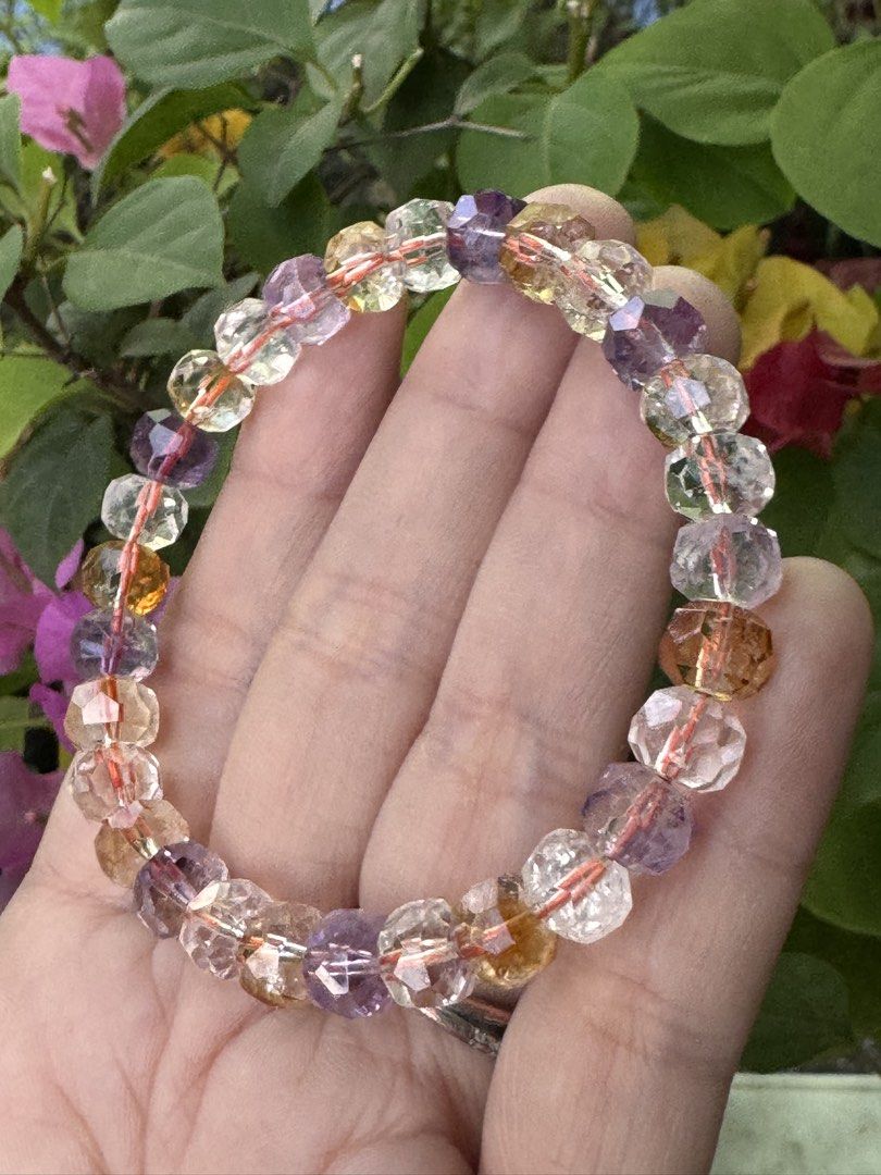 HQ AMETHRINE 🍭 B6_JC073 (Category: Precious Stones) located in Bulacan. Submitted by selling_low_by_bella_ben (Listing ID 1467088054, Image 3). Description: HQ AMETHRINE 🍭 B6_JC073 🏷️ 700 each (2pcs) 8+ mm bead size 17 cm wrist .