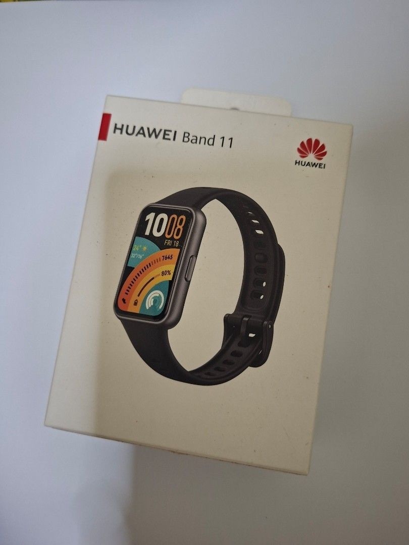 HUAWEI BAND 11 (Category: Wearables & Smart Watches) located in Manila. Submitted by butetesailog (Listing ID 1466981776, Image 1). Description: Huawei Band 11 for sale - good as new twice lang nasuot for event tas natambak nalang. - goods pamorma - comes with box and accessories - slightly negotiable wag lang barat pwede delivery shoulder ng buyer shipping..