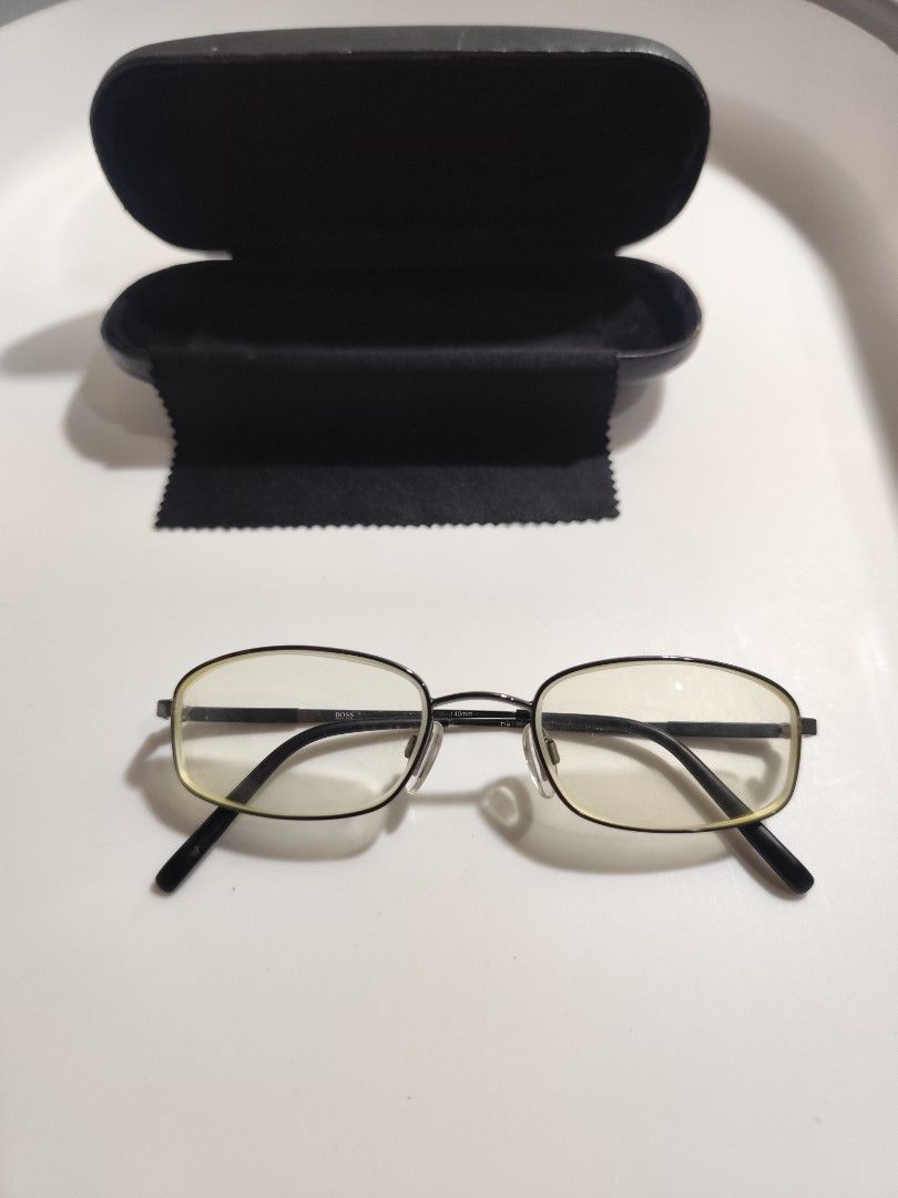 Hugo Boss Frame (Category: Sunglasses & Eyewear) located in Cebu City. Submitted by icoolectnsellect (Listing ID 1467149467, Image 1). Description: Issue: Minor Scratch, Dirt and RX lens. Bought at Garage Sale. Authenticity not Guaranteed, di ko alam if legit or Fake. Buy @ your own Risk. All EyeGlasses or Sun Glasses ay may Grado or Prescription Glasses. Please be careful para di masira mata nyo, you can change the lens and frame na lng kunin. N